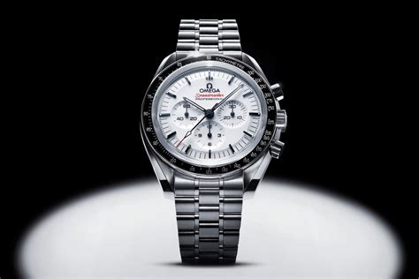 omega speedmaster white side of the moon|Omega Speedmaster white dial price.